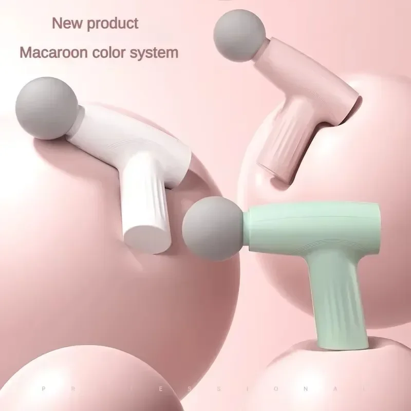 Vibration Massage Gun - Muscle Mini różowy pistolet do masażu