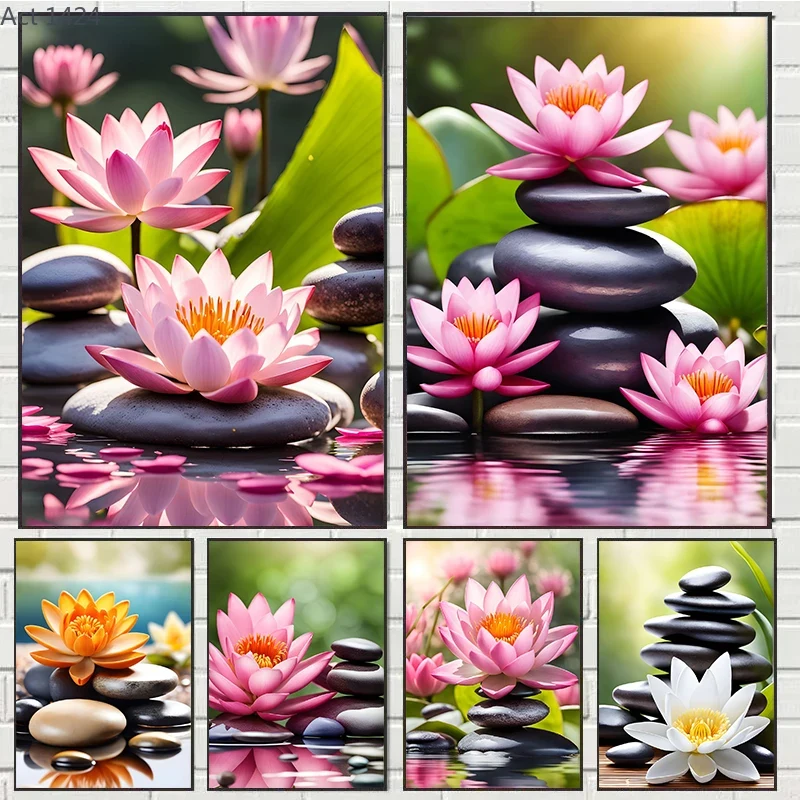 Zen Yoga Fitness - Spa Zen Kwiat Wiśni Lilia Różowy