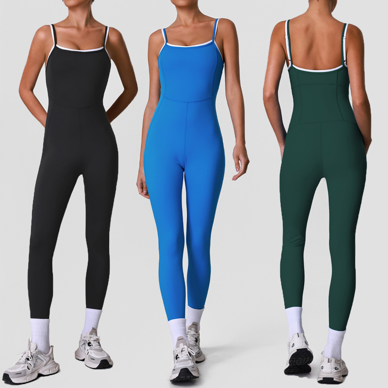 Yoga Fitness Kleidung - Damski Jednoczęściowy Zestaw do Fitnessu i