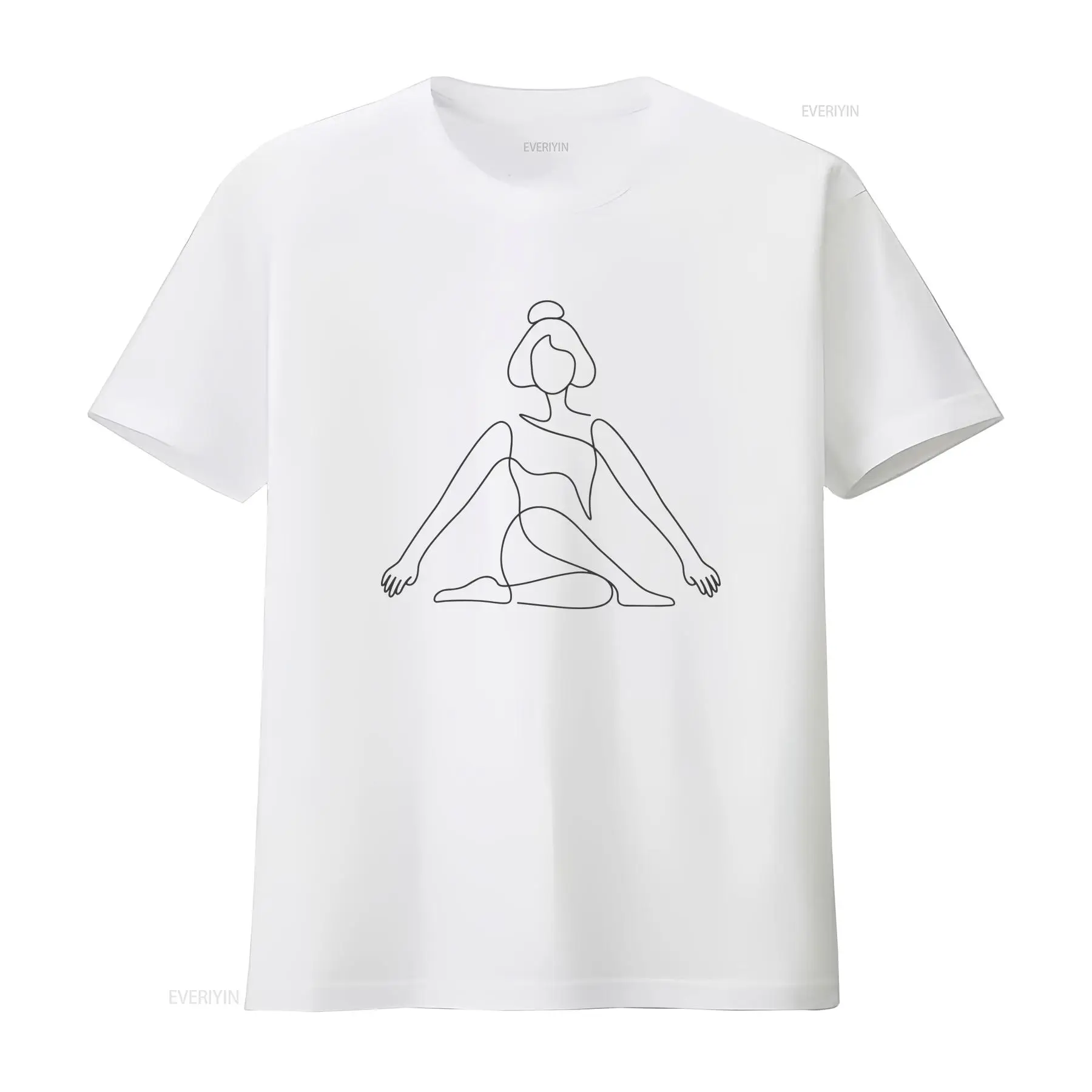 Zen Yoga Fitness - Koszulka z motywem jednego gestu jogi,