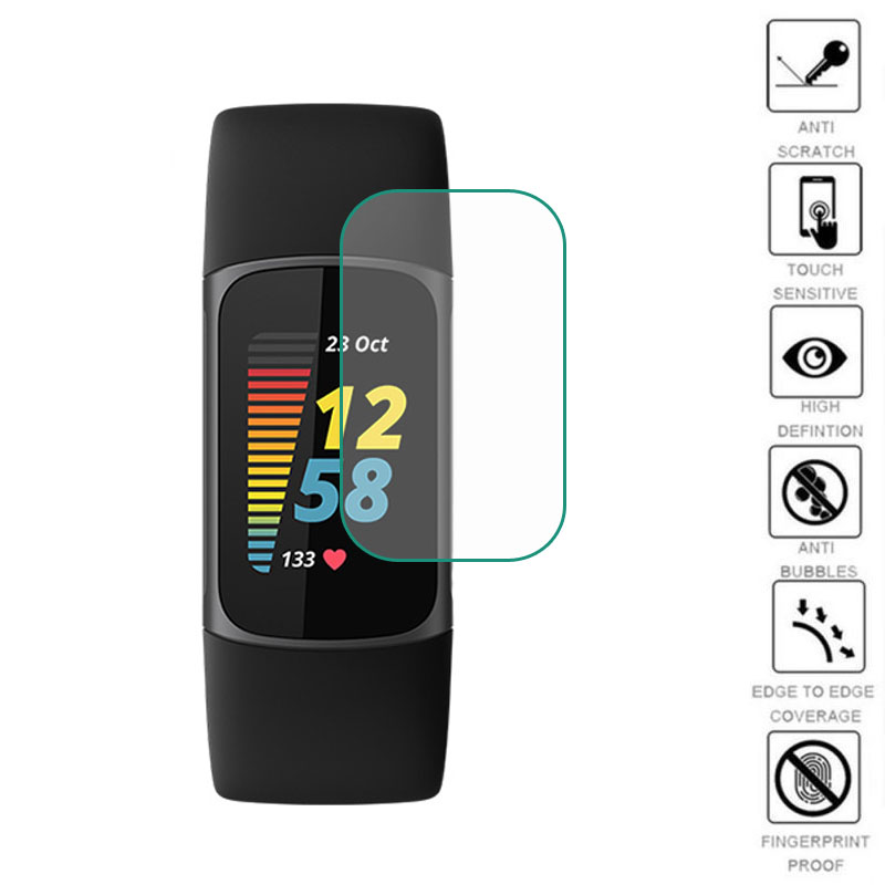 Fitness Tracker Band - 5 szt. Miękka przezroczysta folia ochronna