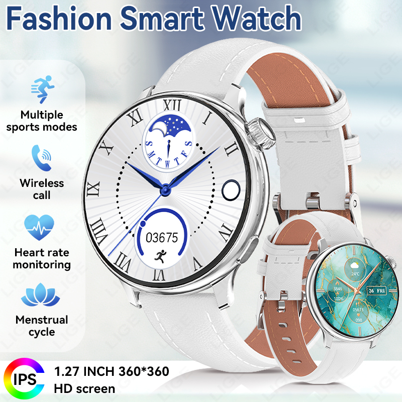Yoga Fitness Watch - Inteligentny zegarek sportowy LIGE dla kobiet,