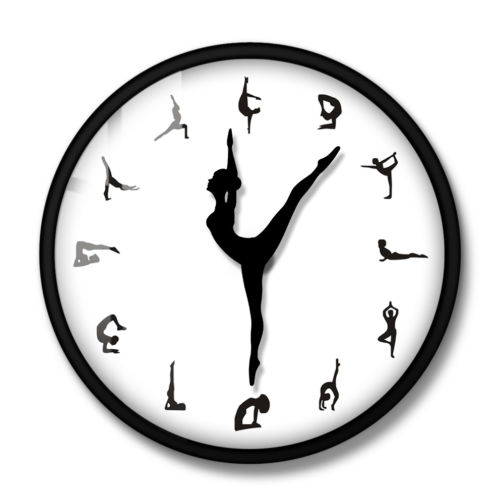 Pozywa jogi Zegar ścienny GYM  – Yoga Fitness Watch recenzja i cena