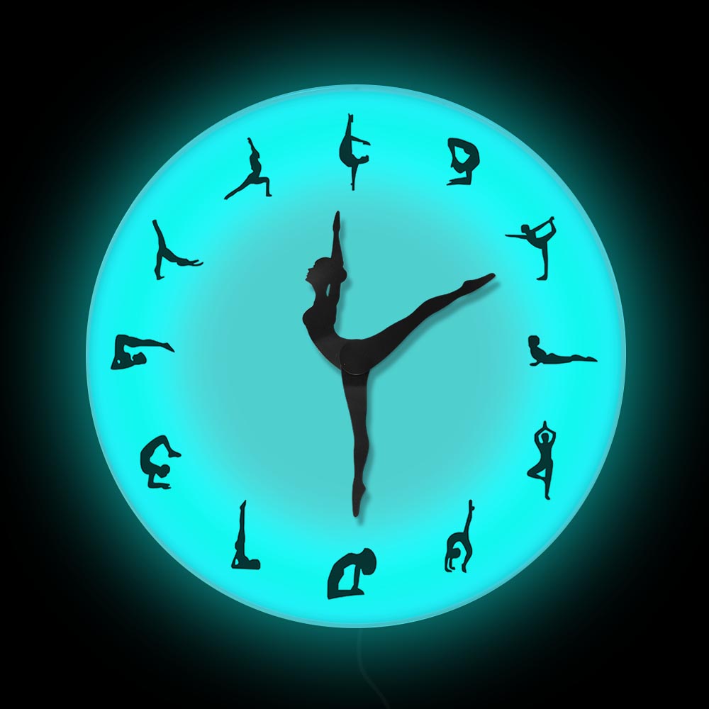 Pozywa jogi Zegar ścienny GYM  – Yoga Fitness Watch recenzja i cena