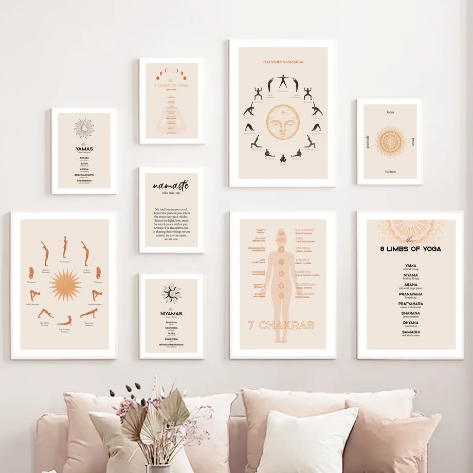 Obraz na Płótnie Nordic Plakat – Zen Yoga Fitness recenzja i cena