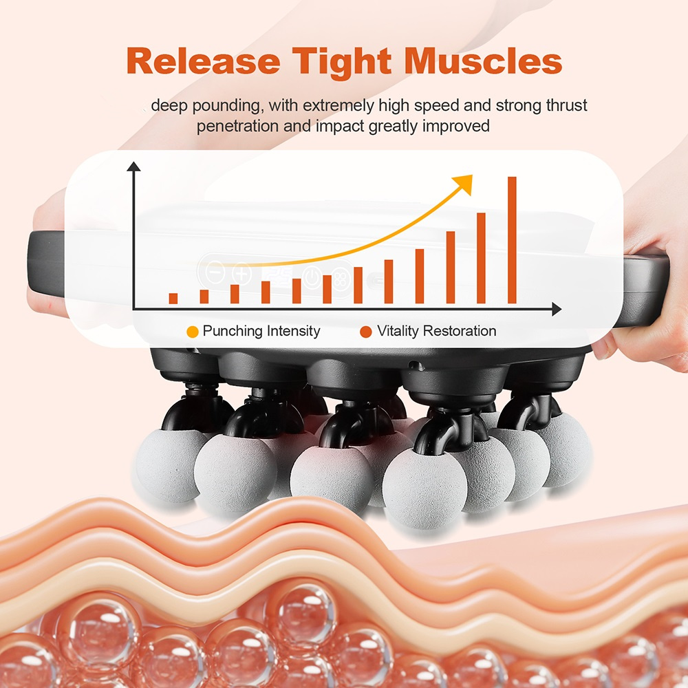 16-głowicowy pistolet powięzio – Vibration Massage Gun recenzja i cena