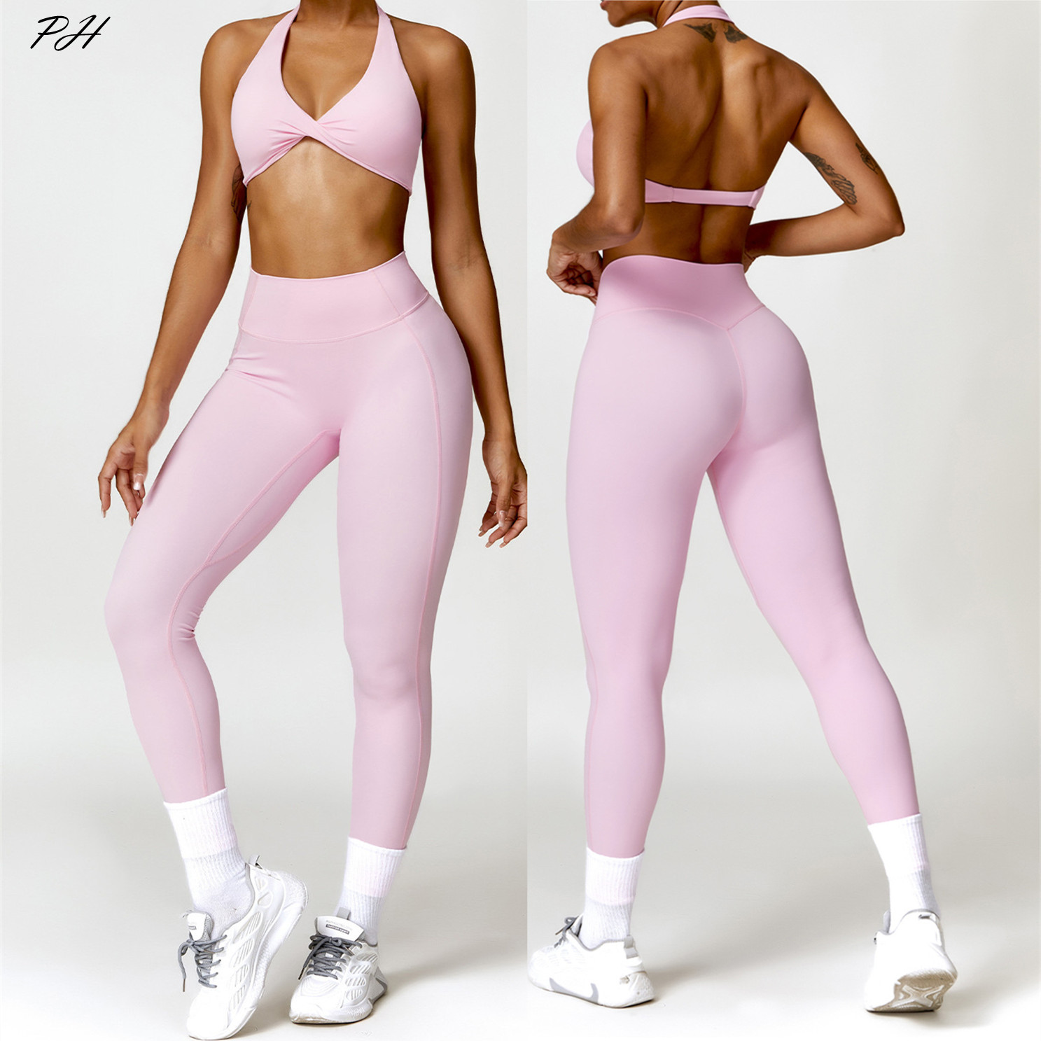 2PCS Zestaw do jogi Nude Feeli – Yoga Fitness Kleidung recenzja i cena