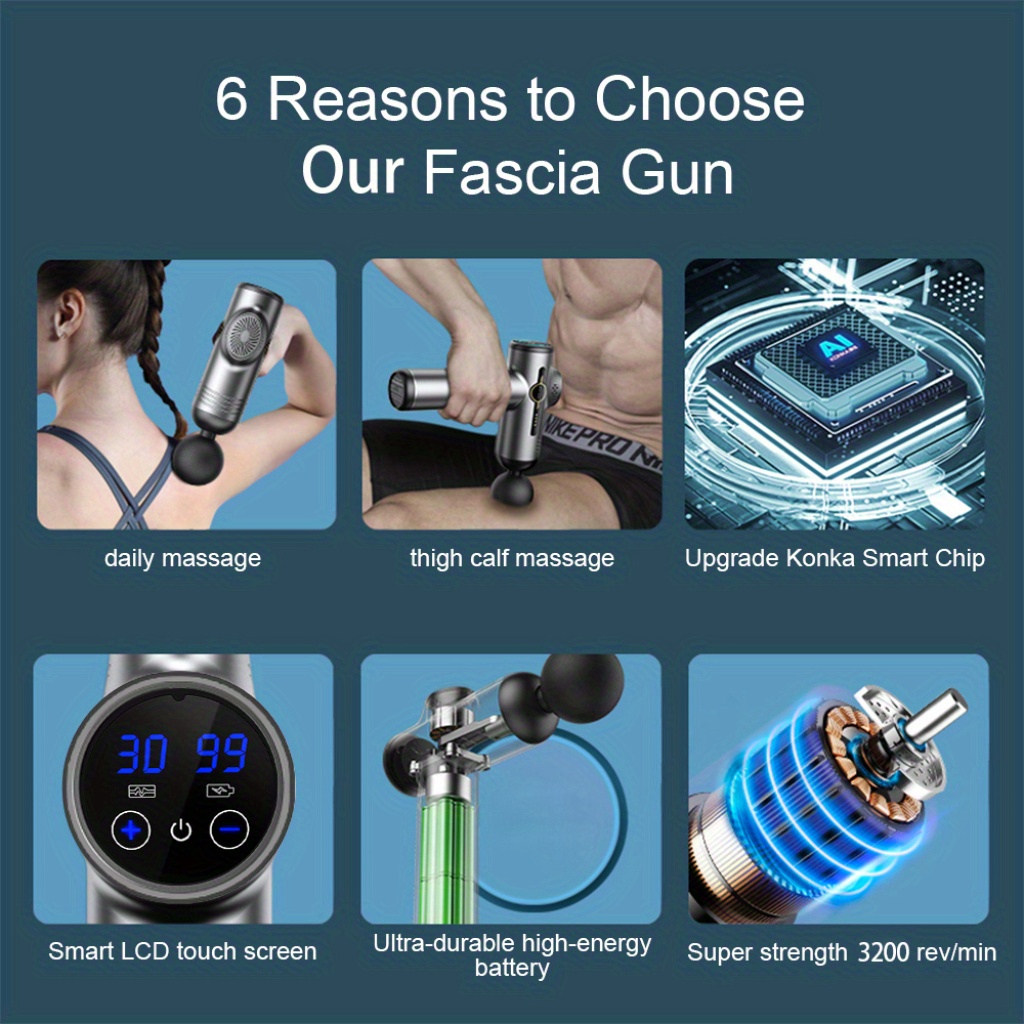 99-poziomowy pistolet do masaż – Vibration Massage Gun recenzja i cena