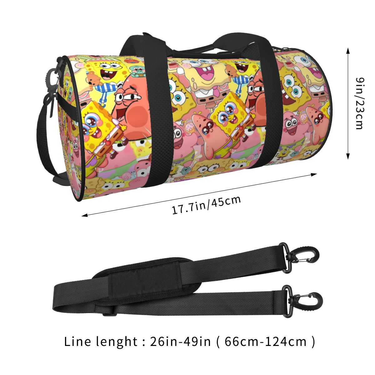 Torba Podróżna S-SpongeBob w R – Yoga Fitness Group recenzja i cena