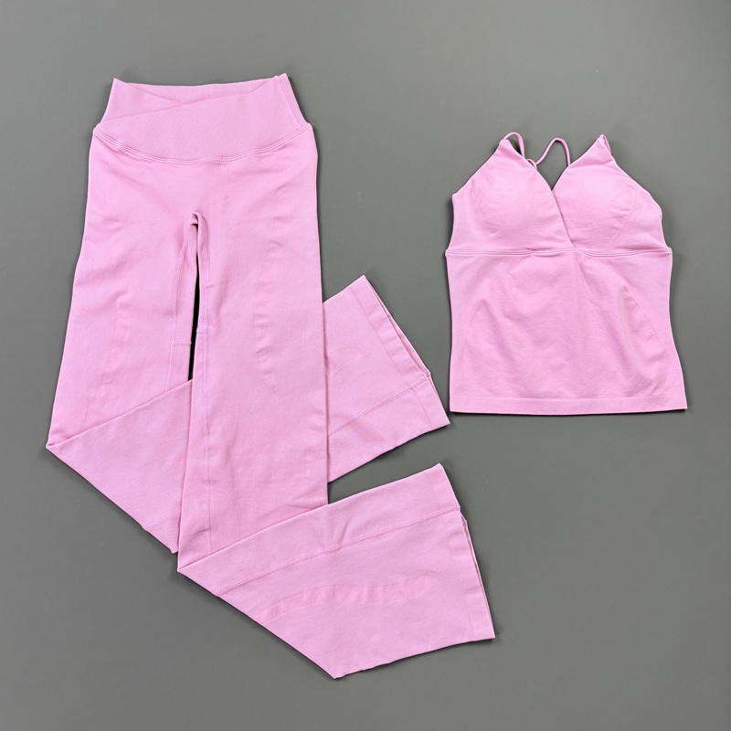 2-częściowy damski bezszwowy z – Yoga Fitness Kleidung recenzja i cena